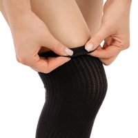 Гетры для гимнастики и танцев Grace Dance №3, длина 50 см, цвет чёрный Гетры для гимнастики и танцев Grace Dance №3, длина 50 см, цвет чёрный