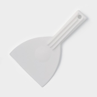 Шпатель кондитерский с ручкой Доляна, 16,5&times;9,5 см, цвет белый