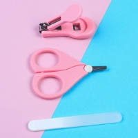 Маникюрный набор детский для самых маленьких «Счастье» (ножницы+щипчики+пилка) Маникюрный набор детский для самых маленьких «Счастье» (ножницы+щипчики+пилка)