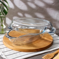 Форма для запекания из жаропрочного стекла Borcam, 2 л, овальная Форма для запекания из жаропрочного стекла Borcam, 2 л, овальная