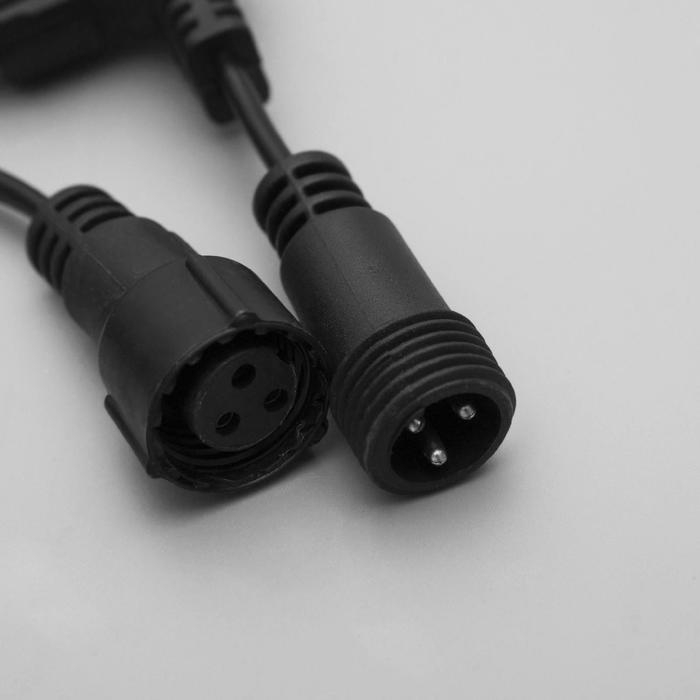 Гирлянда «Занавес» 2 × 3 м, IP44, УМС, тёмная нить, 760 SMD-LED, свечение тёплое белое, 220 В Гирлянда «Занавес» 2 × 3 м, IP44, УМС, тёмная нить, 760 SMD-LED, свечение тёплое белое, 220 В