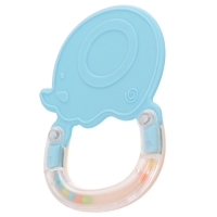 Погремушка &laquo;Слоник&raquo;, с прорезывателем для зубов, пищевой силикон