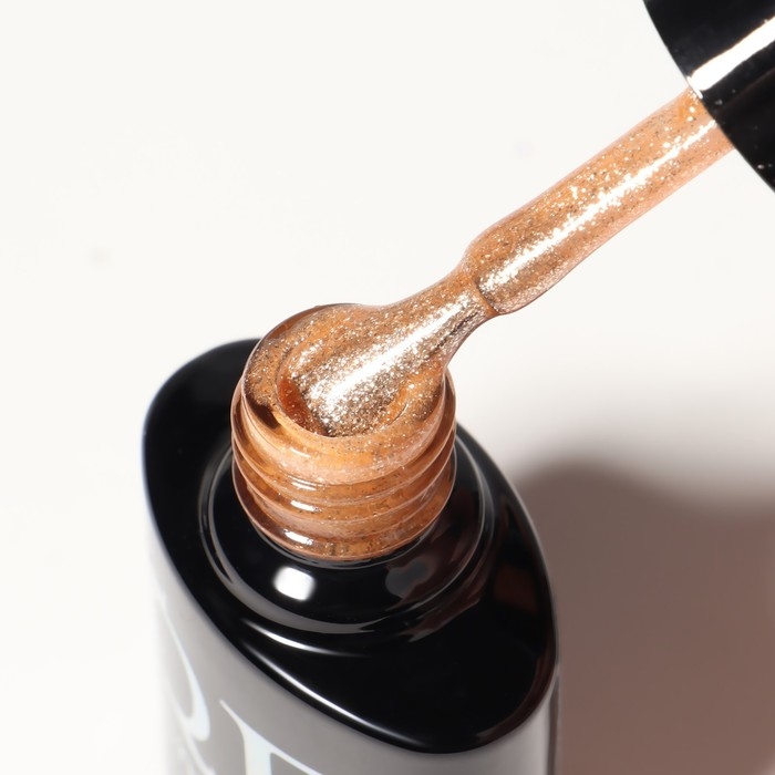 Гель лак для ногтей, «CHROME», шиммерный, 3-х фазный, 8мл, LED/UV, цвет шампань (018) Гель лак для ногтей, «CHROME», шиммерный, 3-х фазный, 8мл, LED/UV, цвет шампань (018)