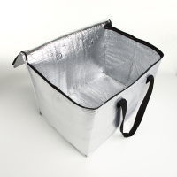 Термосумка на молнии, 32 л, цвет серебряный Термосумка на молнии, 32 л, цвет серебряный