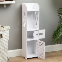 Пенал для ванной комнаты, напольный, 20 х 18 х 80 см, пластик