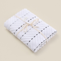 Коврик махровый SL HOME: Lines "Блан де Блан" 50х70 см, 100% хлопок, 750 г/м2 Коврик махровый SL HOME: Lines "Блан де Блан" 50х70 см, 100% хлопок, 750 г/м2