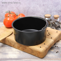 Котелок «Жаклин», 1,2 л, антипригарное покрытие, цвет чёрный Котелок «Жаклин», 1,2 л, антипригарное покрытие, цвет чёрный