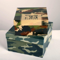 Набор коробок 5 в 1, упаковка подарочная, «С 23 февраля», 14 х 14 х 8 - 22 х 22 х 12 см Набор коробок 5 в 1, упаковка подарочная, «С 23 февраля», 14 х 14 х 8 - 22 х 22 х 12 см