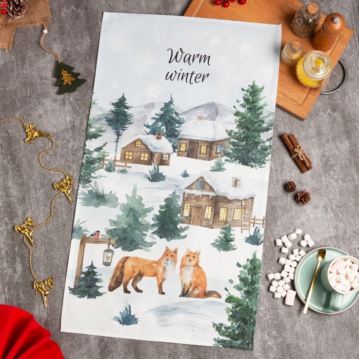 Полотенце Этель Полотенце Этель "Forest animals" 40x73 см, 100%хл, саржа 190 г/м2