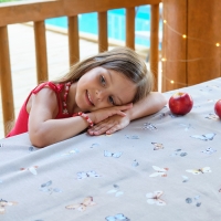 Скатерть Этель "Butterflies" 110х146 см, 100% хлопок, рогожка 186 г/м2 Скатерть Этель "Butterflies" 110х146 см, 100% хлопок, рогожка 186 г/м2