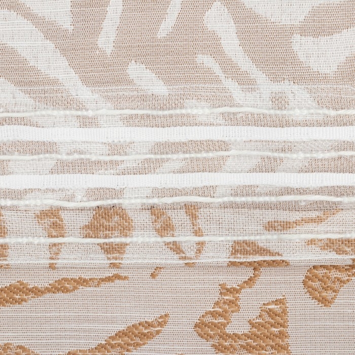 Штора портьерная Этель &laquo;Элит&raquo; цвет бежевый, на шторной ленте 145х265 см, 150гр/м2, 100% п/э