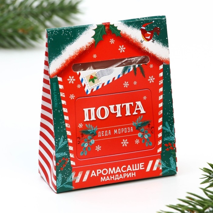 Аромасаше новогоднее &laquo;Новый год: Счастья в новом году&raquo;, аромат мандарин