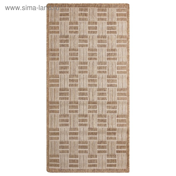 Ковер Эко прямоугольный 60х110см, 7917/23, джут ПП100%