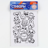 Водорастворимый стикер для вышивания «Зверята», 15 х 21 см Водорастворимый стикер для вышивания «Зверята», 15 х 21 см