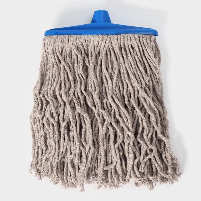 Насадка для швабры верёвочная Доляна, удлинённая насадка 21 см, хлопок, 31&times;21&times;4 см, цвет МИКС