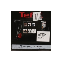Пылесос Tefal TW3953EA, 750Вт, сухая уборка, 3 л, красный