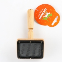 Щётка - пуходёрка деревянная "Премиум", основание 80 х 60 мм Щётка - пуходёрка деревянная "Премиум", основание 80 х 60 мм