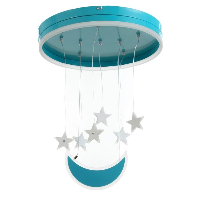 Люстра Люстра "Лунный свет" LED 58Вт синий 50х50х60 см BayerLux