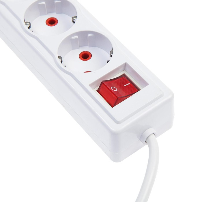 Удлинитель Luazon Lighting, 3 розетки, 3 м, 10 А, 2200 Вт, 2х0.75 мм2, 2хUSB, с выкл., Б Удлинитель Luazon Lighting, 3 розетки, 3 м, 10 А, 2200 Вт, 2х0.75 мм2, 2хUSB, с выкл., Б