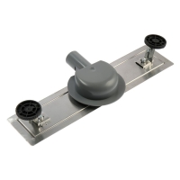 Трап ZEIN, c флaнцeм свободного вращения 360&deg;, 7х40 см, d=40/50 мм, нерж. сталь, сатин