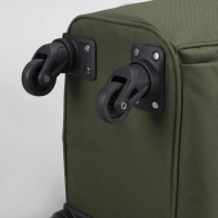 Сумка-рюкзак 2 в 1 на колёсах 18", отдел на молнии, наружный карман, цвет зелёный Сумка-рюкзак 2 в 1 на колёсах 18", отдел на молнии, наружный карман, цвет зелёный