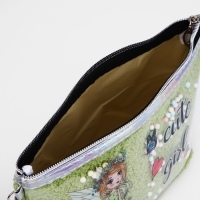 Косметичка на молнии, цвет зелёный Косметичка на молнии, цвет зелёный