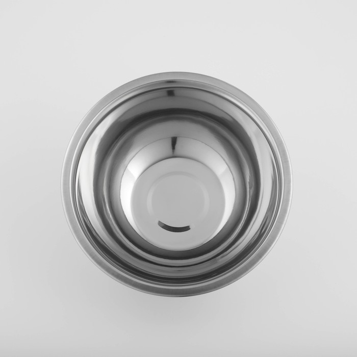 Миска глубокая из нержавеющей стали Доляна &laquo;Индия&raquo;, 1,9 л, d=24 см