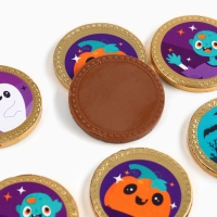 Хэллоуин: Шоколадные монеты в мешочке &laquo;Весёлого Хеллоуина&raquo;