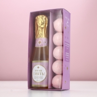 Подарочный набор «Время сиять» ЧИСТОЕ СЧАСТЬЕ: гель для душа шампанское 250 мл и бомбочки для ванны 5х40 г Подарочный набор «Время сиять» ЧИСТОЕ СЧАСТЬЕ: гель для душа шампанское 250 мл и бомбочки для ванны 5х40 г