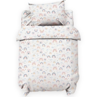 Комплект постельного белья LoveLife "Радуга" 112*143 см, 60*120+20 см, 40*60 см, сатин, 100% хлопок Комплект постельного белья LoveLife "Радуга" 112*143 см, 60*120+20 см, 40*60 см, сатин, 100% хлопок