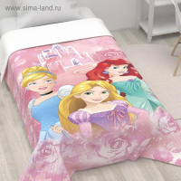 Покрывало детское &laquo;Принцессы&raquo; 1,5 сп, 145х210 см, микрофибра