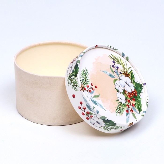 Новый год. Коробка Новый год. Коробка "Новогоднее украшение" завальцованная без окна ,13 х 8,5 см