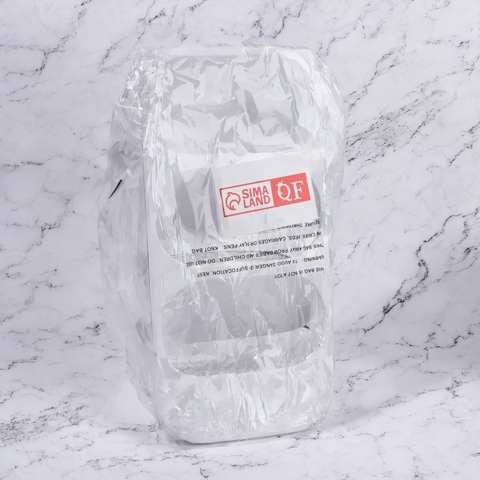 Органайзер для хранения косметических принадлежностей, 3 секции, 16,2 × 13,5 × 33,5 см, цвет белый/прозрачный Органайзер для хранения косметических принадлежностей, 3 секции, 16,2 × 13,5 × 33,5 см, цвет белый/прозрачный