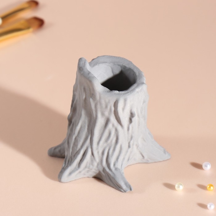 Предмет интерьера Предмет интерьера "Пенек" высота 6 см серый