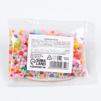 Посыпка кондитерская фигурная: розовая, голубая, желтая, белая, фиолетовая, 25 г.