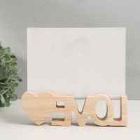 Фоторамка дерево 13х18 см "С любовью" 19,5х3х17,5 см