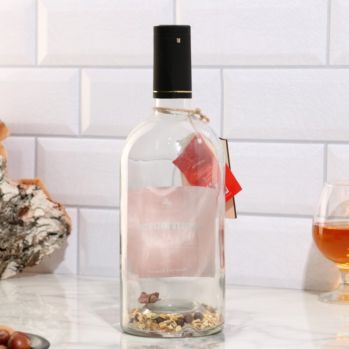 Набор из трав и специй для приготовления настойки Набор из трав и специй для приготовления настойки "Перцовка" с бутылкой