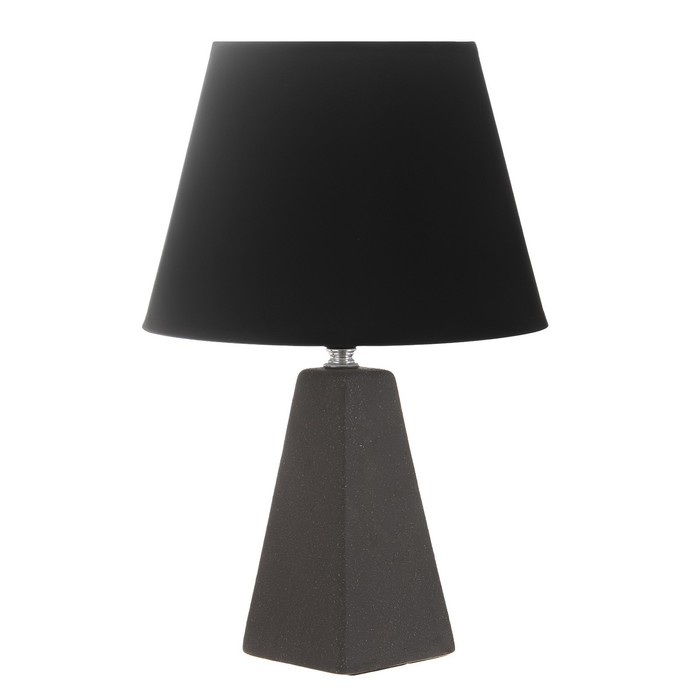 Настольная лампа "Альберта" Е27 40Вт серый 25х25х36см RISALUX