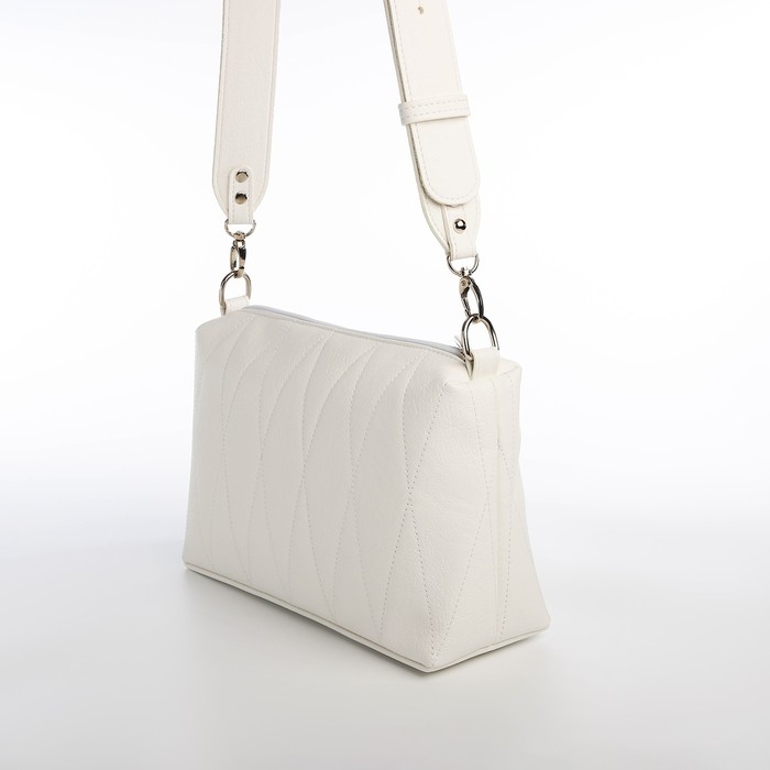 Сумка женская через плечо TEXTURA , средний размер, цвет белый Сумка женская через плечо TEXTURA , средний размер, цвет белый