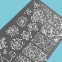 Диск для стемпинга металлический «Vibe», 12 × 6 см Диск для стемпинга металлический «Vibe», 12 × 6 см