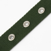 Ошейник брезентовый однослойный, 58 х 2,5 см, хаки