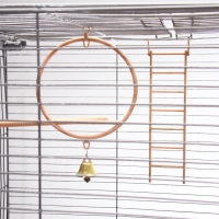 Клетка для птиц "Пижон" №104-Б, разборная, 2 секции, 58 х 40 х 88см, бежевая Клетка для птиц "Пижон" №104-Б, разборная, 2 секции, 58 х 40 х 88см, бежевая