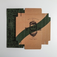 Коробка подарочная складная, упаковка, &laquo;Брутальность&raquo;, 21 х 15 х 7 см