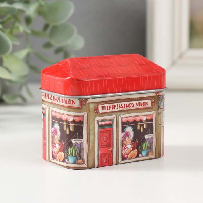 Шкатулка металл Шкатулка металл "Магазинчик" МИКС 4,2х6,7х5,5 см