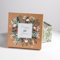 Набор подарочных коробок 5 в 1 «Зимний», 14 х 14 х 8 - 22 х 22 х 12 см, Новый год Набор подарочных коробок 5 в 1 «Зимний», 14 х 14 х 8 - 22 х 22 х 12 см, Новый год