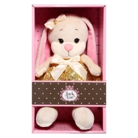 Мягкая игрушка &laquo;Зайка Лин в золотом платье с пайетками&raquo;, 20 см