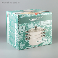 Мантоварка &laquo;Алтын&raquo;, 6 л, d=26 см, 2 секции, капсульное дно, индукция