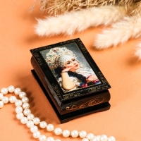 Шкатулка «Барыня», 6×9 см, лаковая миниатюра Шкатулка «Барыня», 6×9 см, лаковая миниатюра