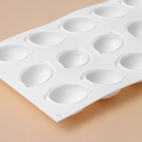 Форма для муссовых десертов и выпечки KONFINETTA &laquo;Лимоны&raquo;, силикон, 29&times;17&times;3 см, 15 ячеек (5,5&times;4 см), цвет белый