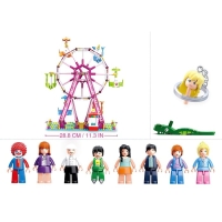 Конструктор &laquo;Розовая мечта. Колесо обозрение&raquo;, 789 деталей